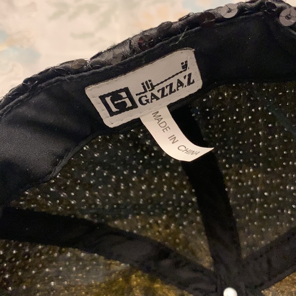 Gazzaz Black Sequin Cap - Picture 16 of 17